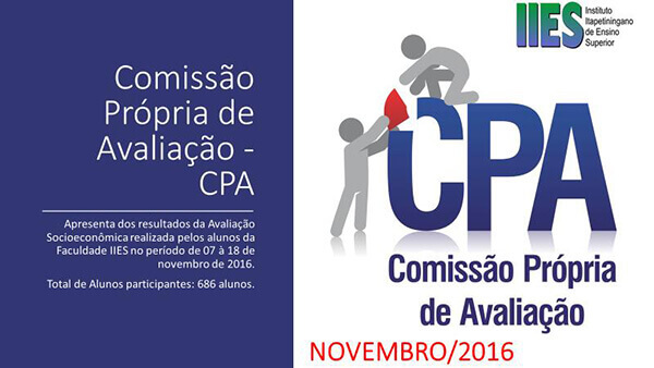 CPA - Resultados da Avaliação  Institucional