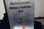 Diploma de Mérito CRC SP - Indicação de Melhor Aluno(a) da Área Contábil