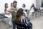 Palestra sobre cuidados com o cabelo e penteados para o dia a dia