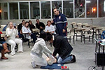 Treinamento de  Primeiros Socorros para alunos de Fisioterapia com a equipe do SAMU